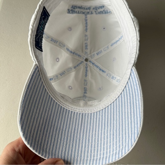 Vineyard Vines 143 Kentucky Derby Hat Whale Logo OS - Picture 4 of 6